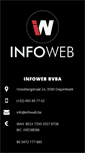 Mobile Screenshot of infoweb.be
